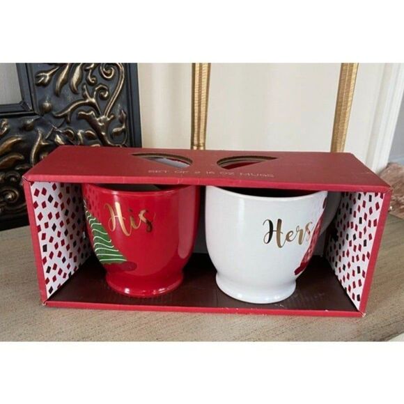 His and Hers Christmas Mugs (Set of two) - Picture 4 of 7